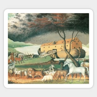 Noah's Ark by Edward Hicks Sticker